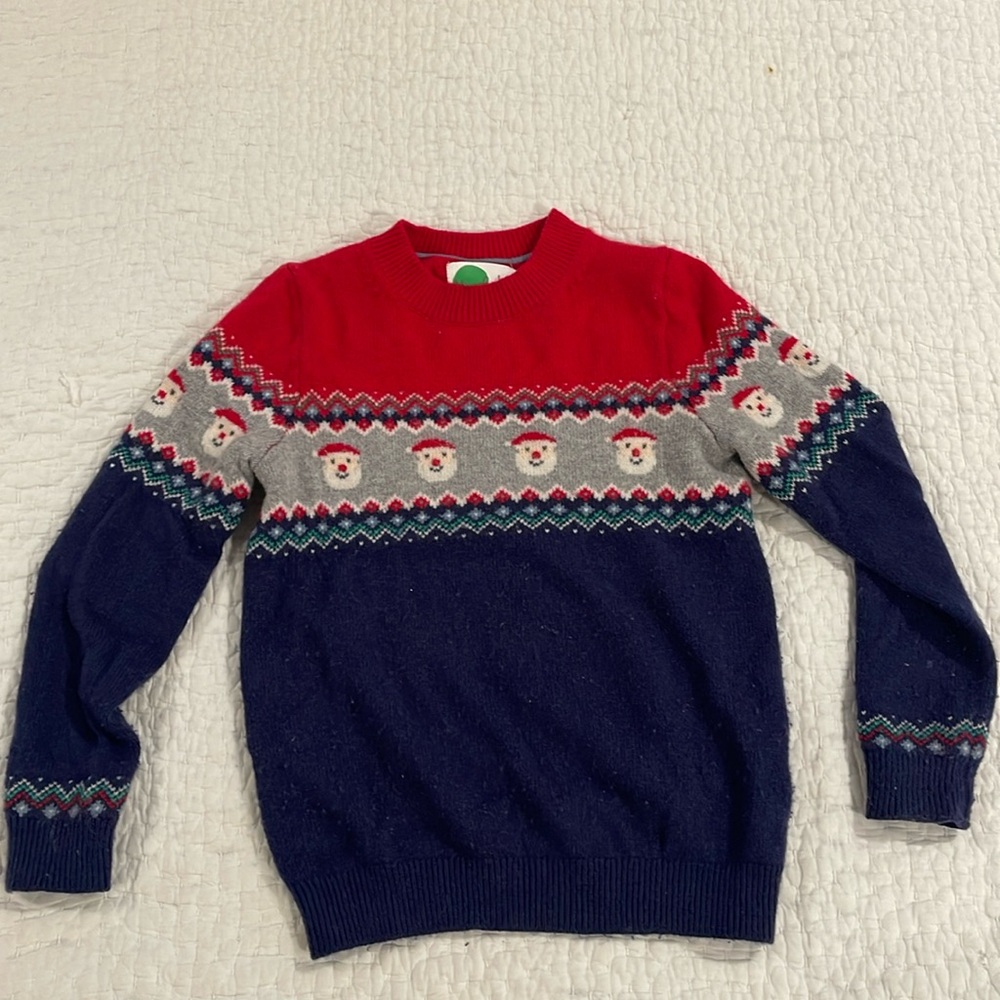 Mini Boden Holiday Sweater (7-8Y)